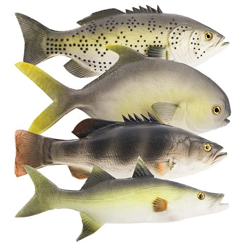 realistic plastic fish|realistic rubber fish.